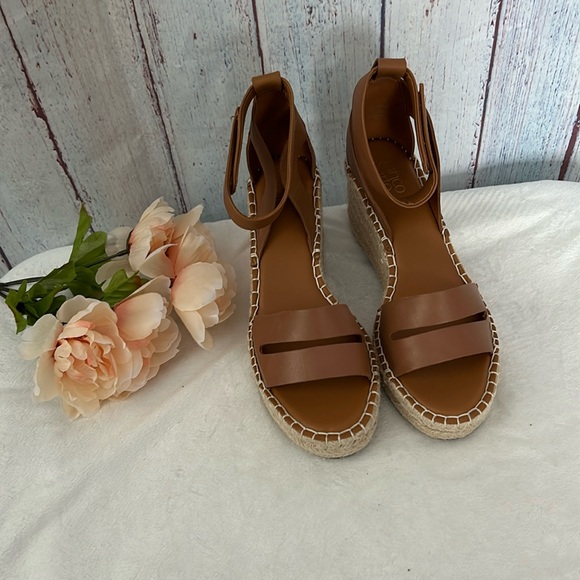 NWOT Franco Sarto Callia Espadrille Wedge Sandal - Picture 2 of 10
